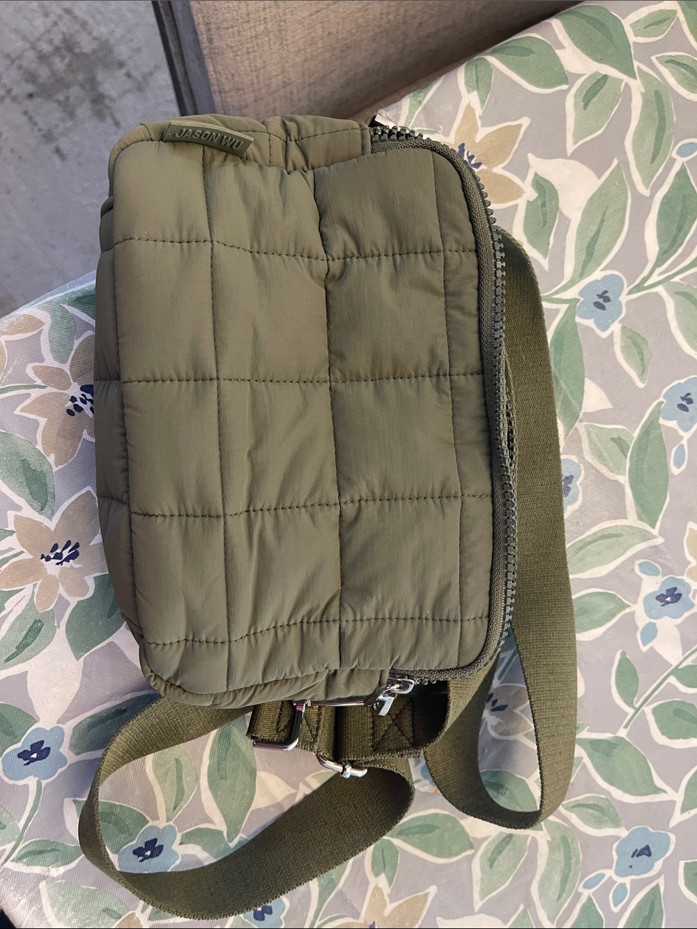 Jason Wu Olive Quilted Belt Bag for Men